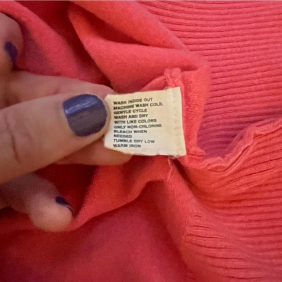 Gap Pink Cardigan with 3/4 Sleeves, Adult Size M - Picture 9 of 15